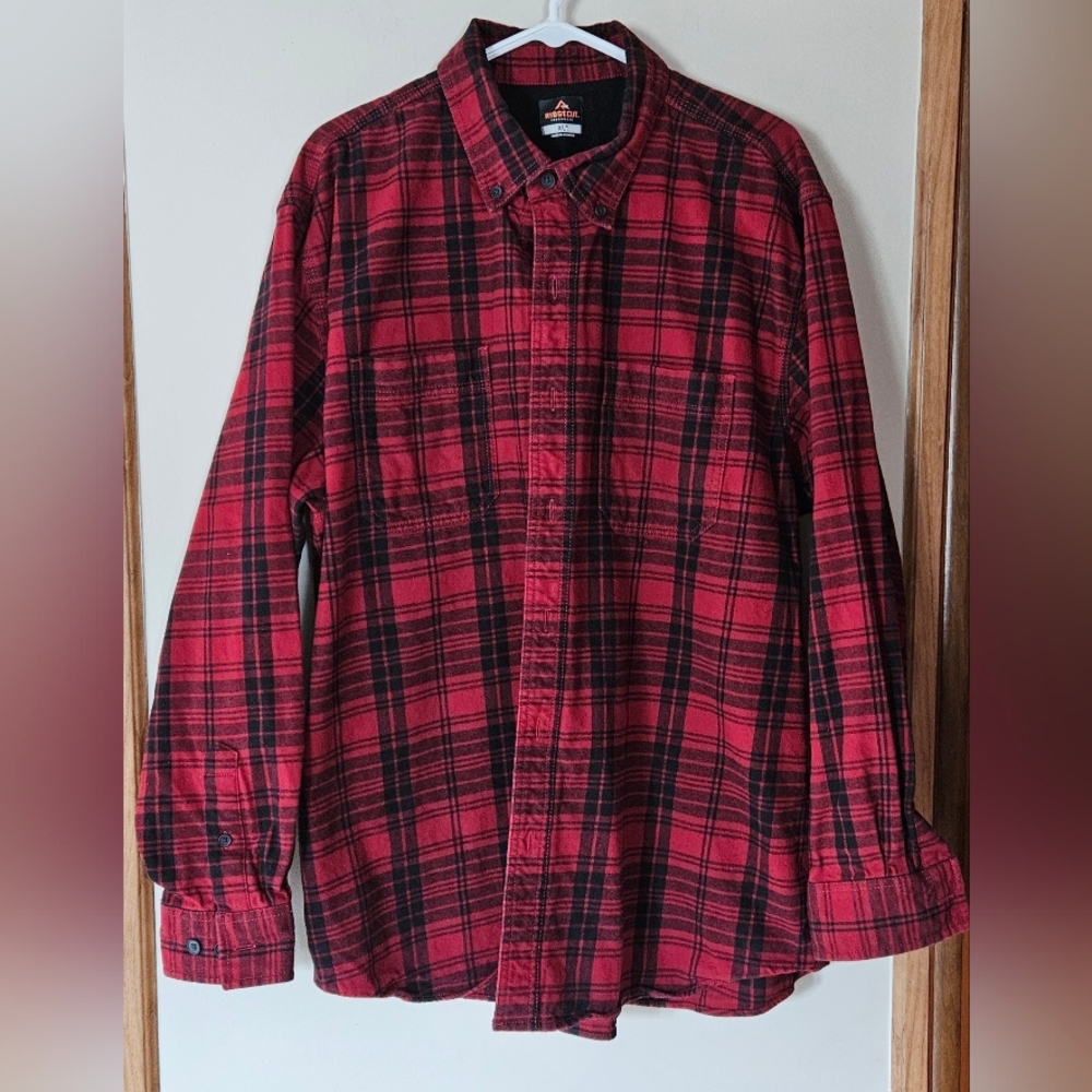 XL TALL MENS RIDGECUT LONG SLEEVE FLANNEL LNC